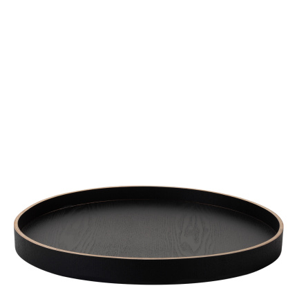 Okrogli pladenj Ø 40 cm, V: 3.5 cm – Elements Wood Wengue