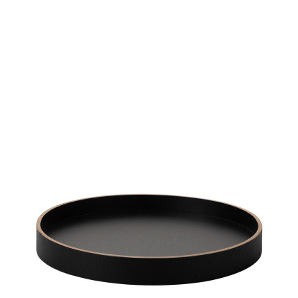 Okrogli pladenj Ø 30 cm, V: 5 cm – Elements Wood Wengue