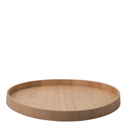Okrogli pladenj Ø 40 cm, V: 3.5 cm – Elements Wood jesen