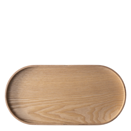 Ovalni pladenj 40 x 20 x 3 cm – Elements Wood jesen
