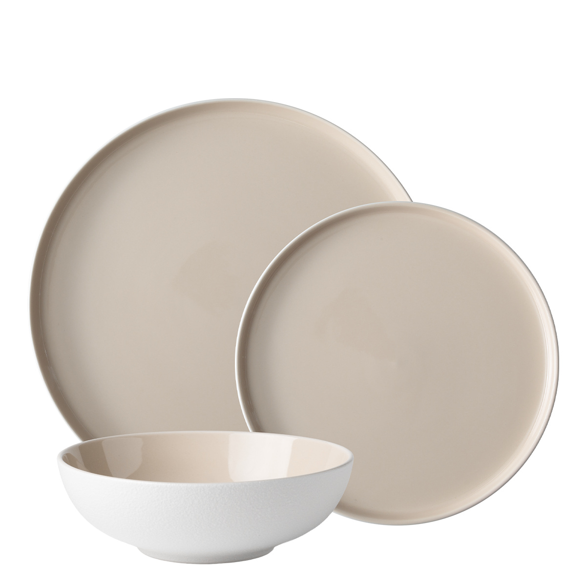 Komplet krožnikov 12 kosov — Fine Dining Ash