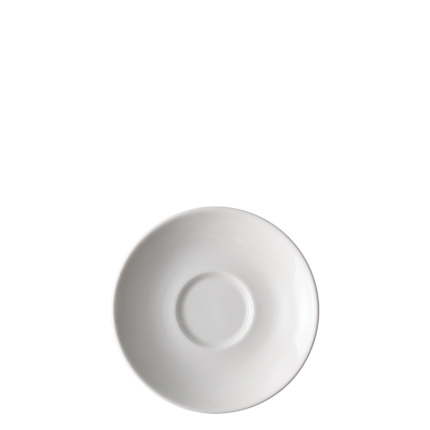 Mokka krožnik za skodelico 12 cm — Fine Dining White Frosty