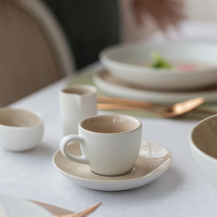 Mokka skodelica 90 ml — Fine Dining Ash Frosty