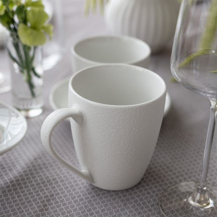 Skodelica 320 ml — Fine Dining White Frosty