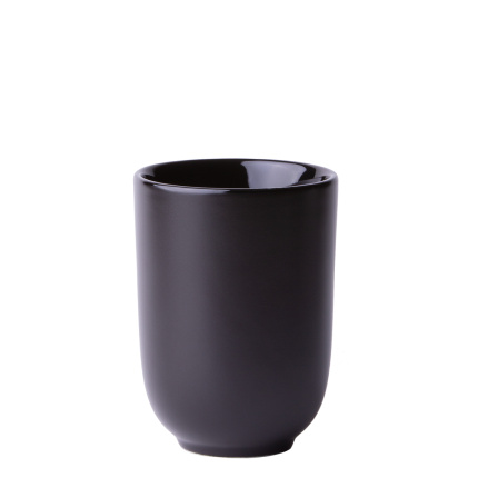 Skodelica brez ročaja črna 300 ml - Flow