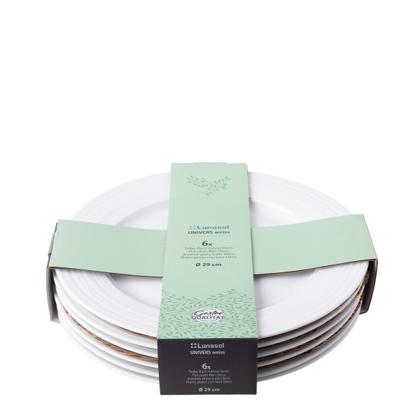 Plitvi krožnik Deco 29 cm set 6 kosov — Univers bel