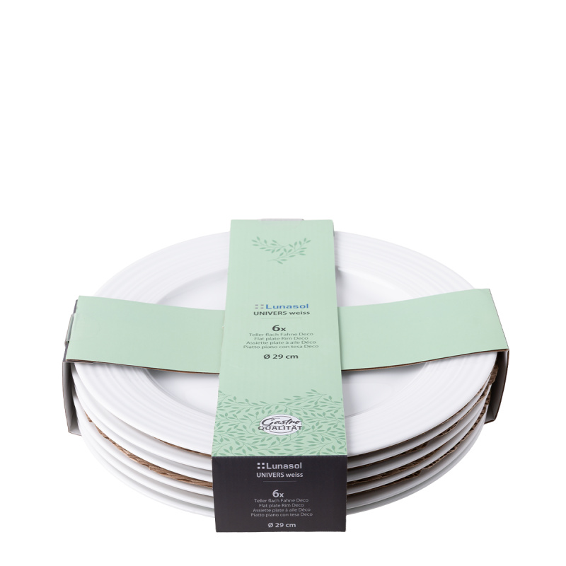 Plitvi krožnik Deco 29 cm set 6 kosov — Univers bel