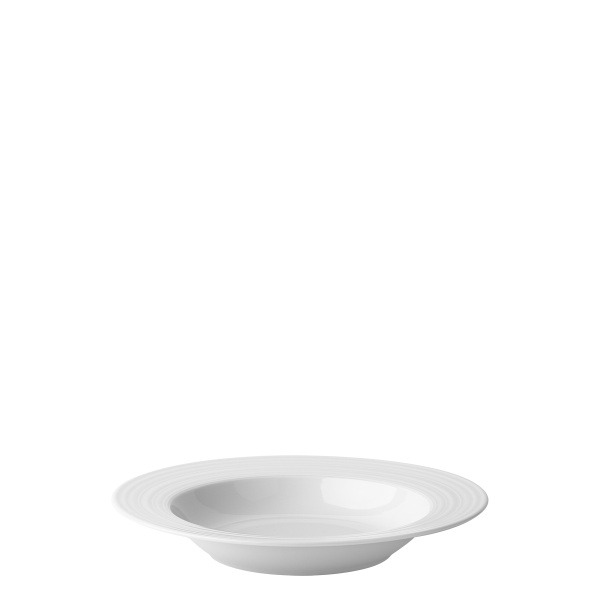 Globoki krožnik z robom Deco 22 cm set 6 kosov – UNIVERS bel