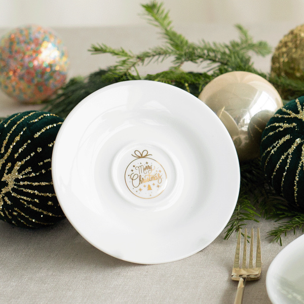 Skodelica za kavo 250 ml - Premium Platinum Line Merry Christmas