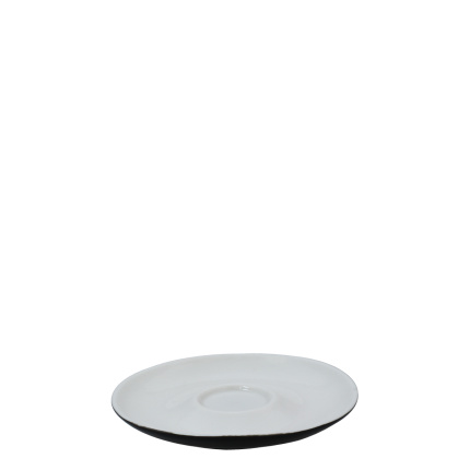 Krožniček za espresso črn 12,5 cm – RGB