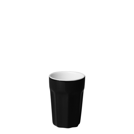 Majhna črna porcelanasta skodelica 80 ml - RGB