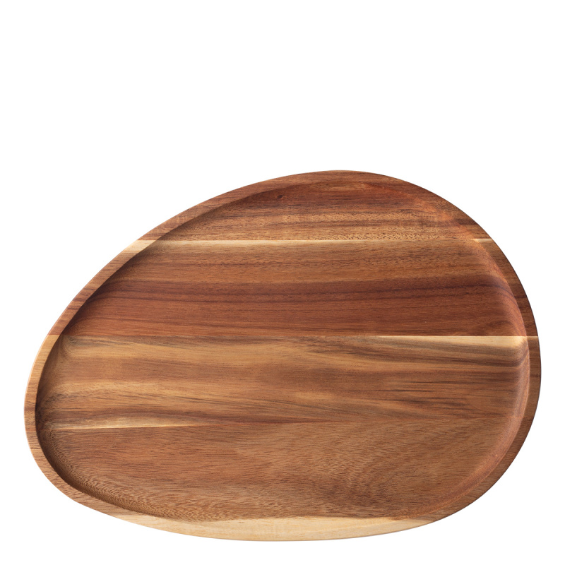 Pladenj Triangle Akacija 35 x 25 cm - FLOW Wooden