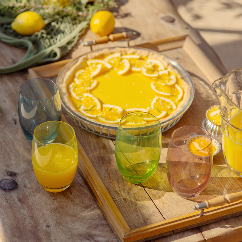 Kozarci Tumbler turkizni 460 ml 6 kosov - Optima Glas Lunasol
