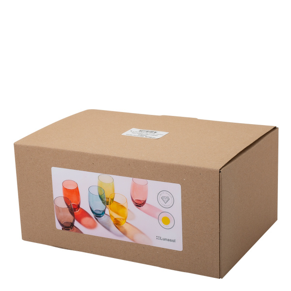 Kozarci Tumbler rdeči 460 ml 6 kosov - Optima Glas Lunasol