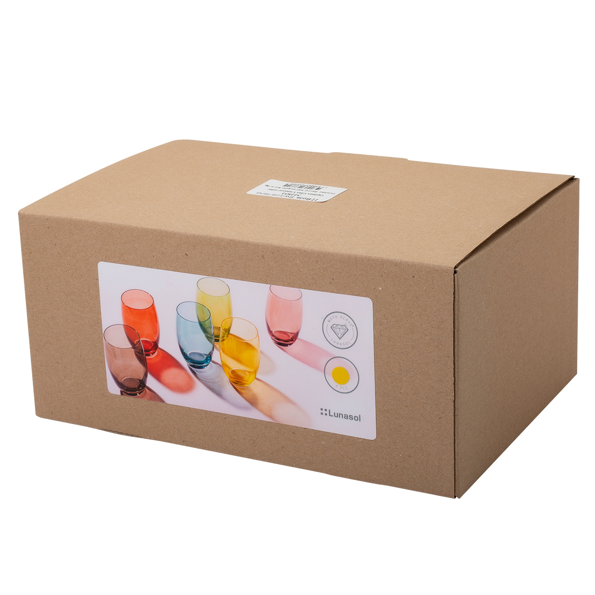 Kozarci Tumbler turkizni 460 ml 6 kosov - Optima Glas Lunasol