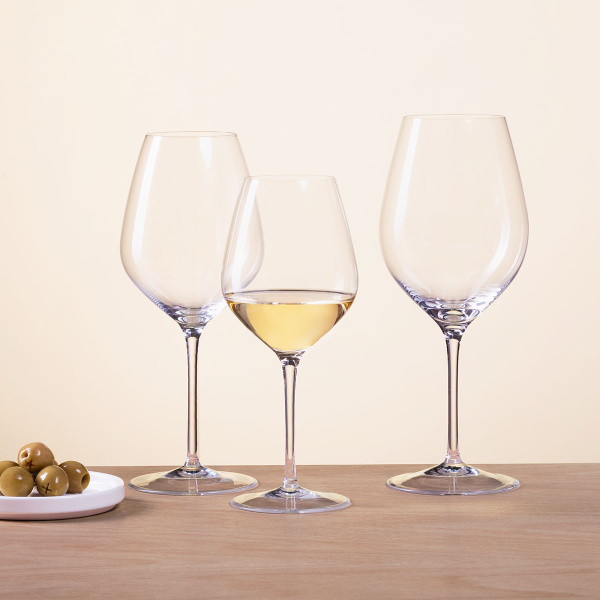 Kozarci za rdeče vino 570 ml set 6 kosov - Optima Glas Lunasol