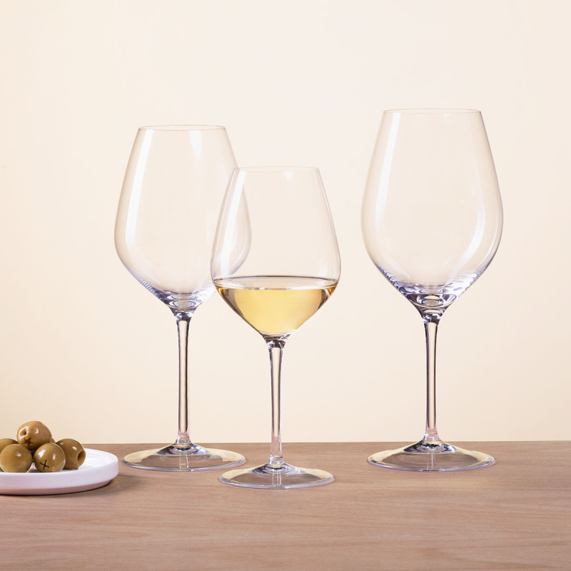 Kozarci za rdeče vino 570 ml set 6 kosov - Optima Glas Lunasol