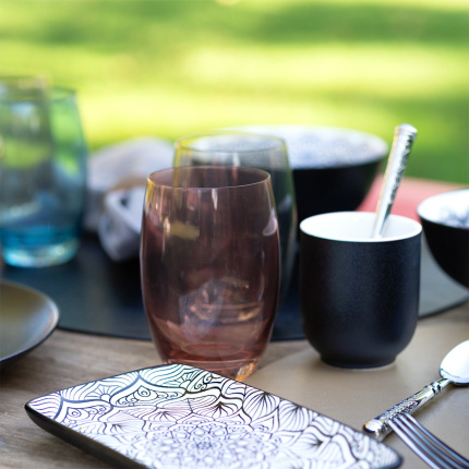 Kozarci Tumbler burgundy 460 ml 6 kosov - Optima Glas Lunasol