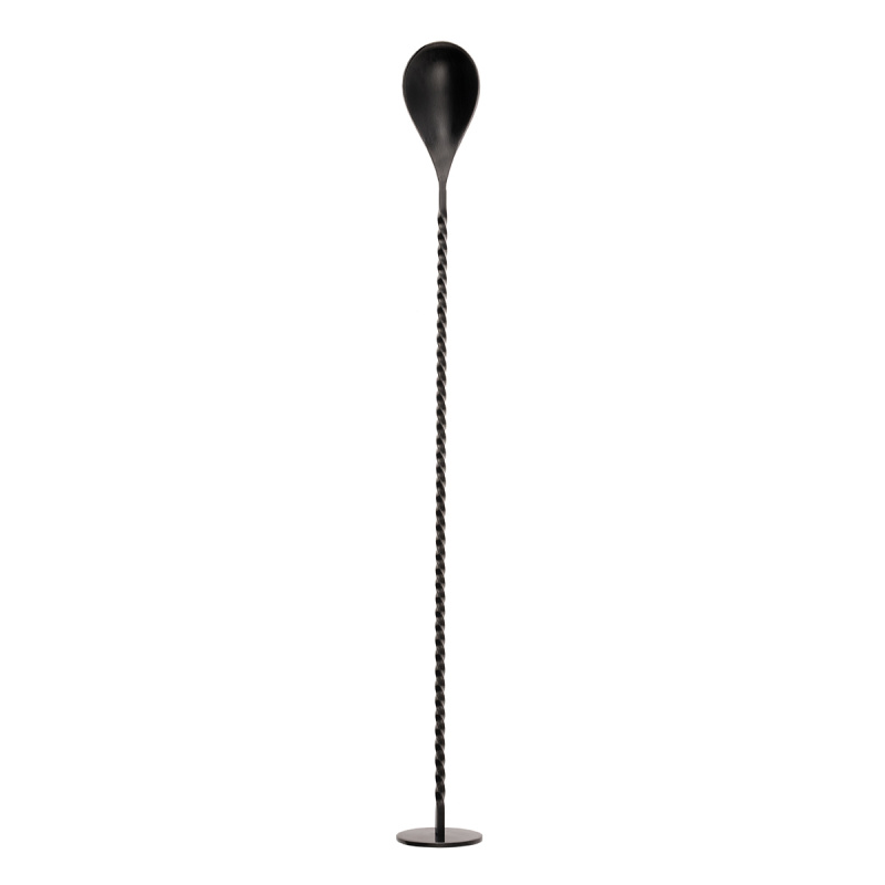 Barmanska žlica PVD črna mat 28 cm – Basic Bar