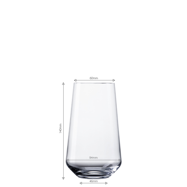 Kozarci Tumbler 500 ml komplet 4 kos - Century Glas Lunasol META Glass
