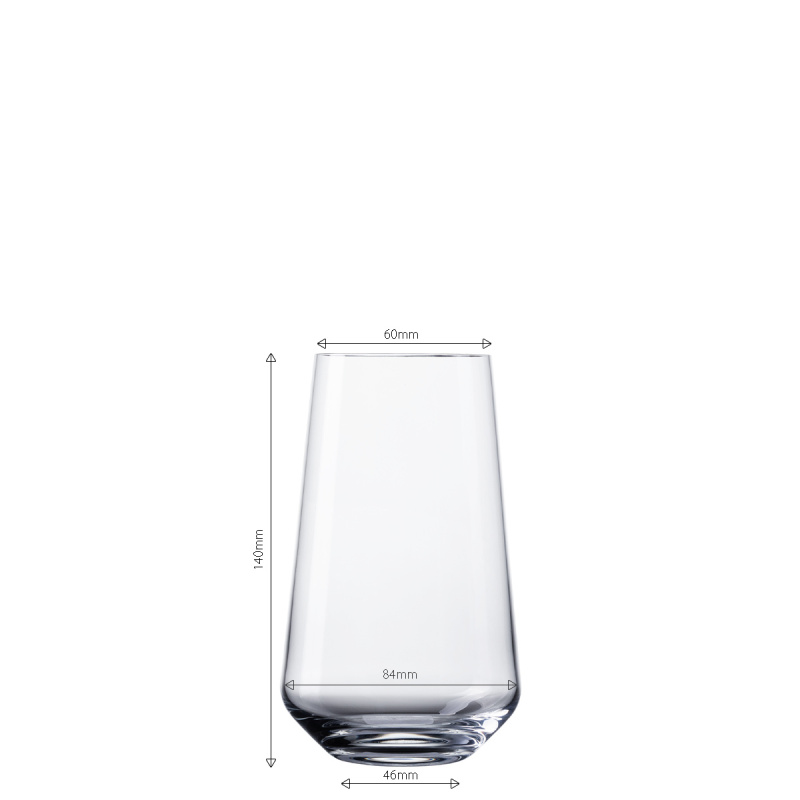 Kozarci Tumbler 500 ml komplet 4 kos - Century Glas Lunasol META Glass