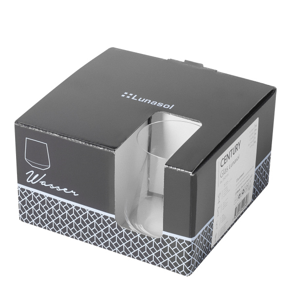 Kozarci Tumbler 350 ml komplet 4 kos - Century Glas Lunasol META Glass