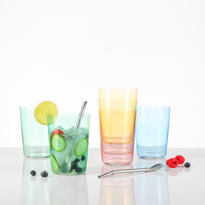 Kozarci Tumbler modri 515 ml komplet 6 kosov – 21st Century Glas Lunasol META Glass
