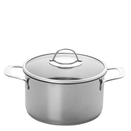 Lonec s stekleno pokrovko ø 24 cm | Orion Inox