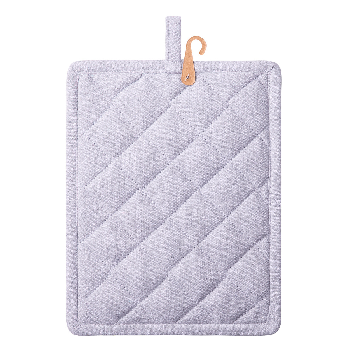 Svetlosiva bombažna kuhinjska rokavica 19 x 24 cm – Basic Ambiente
