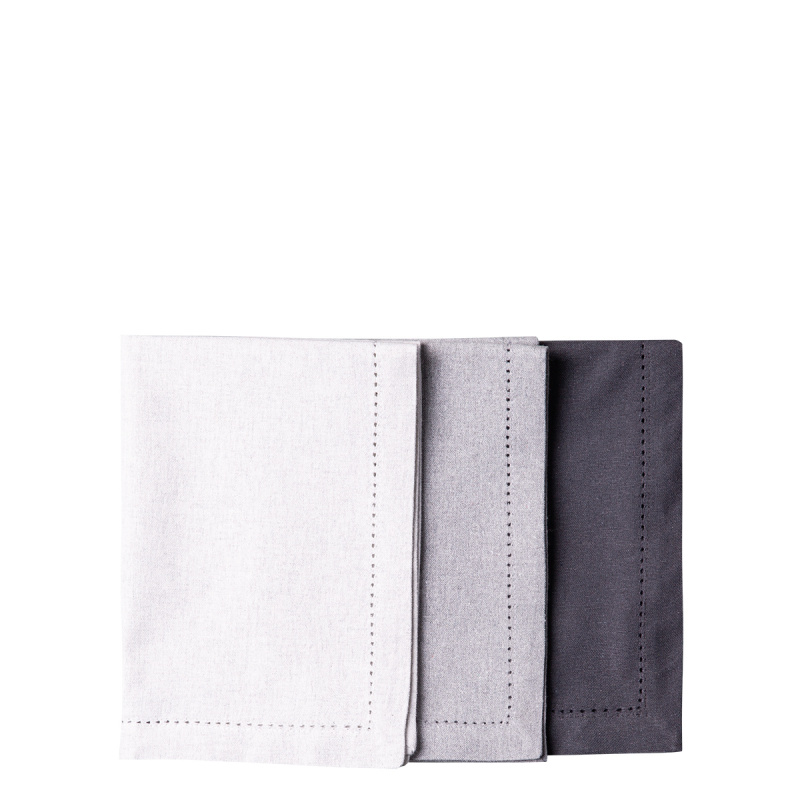 Svetlosiv bombažni pogrinjek 32 x 48 cm 2 kosa – Basic Ambiente