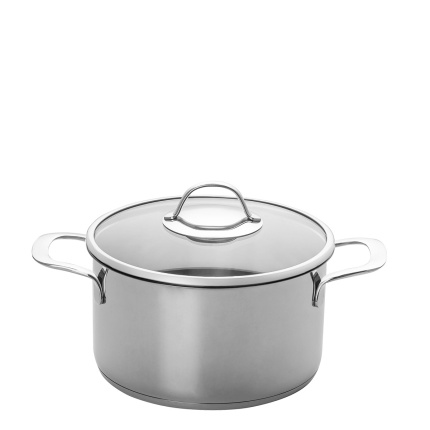 Lonec s stekleno pokrovko ø 22 cm | Orion Inox