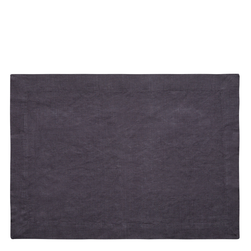 Antracit laneni pogrinjek 35 x 50 cm - Gaya Ambiente