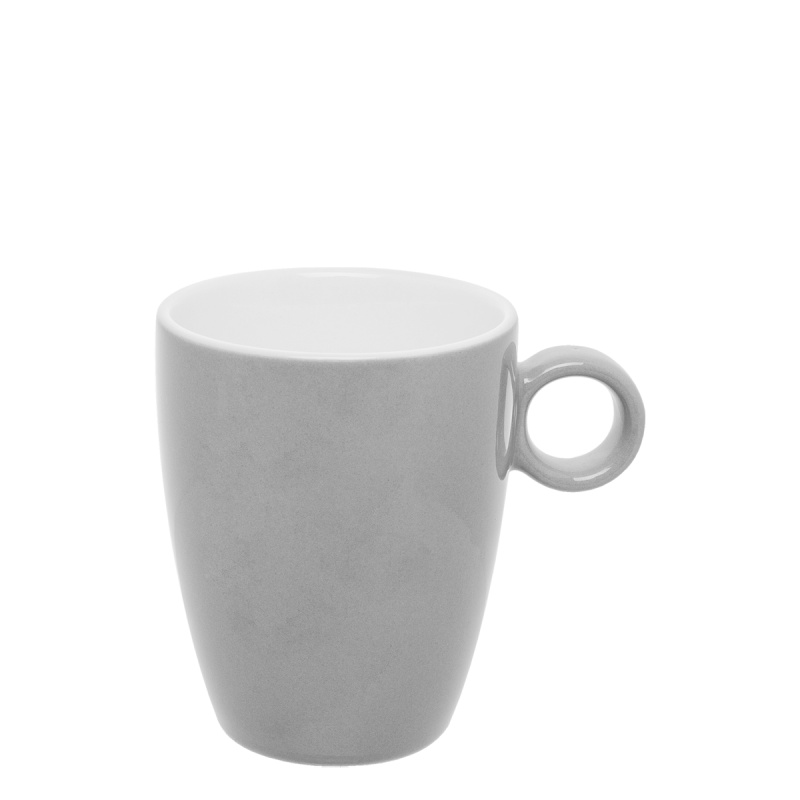 Visoka skodelica za kavo svetlo siva 190 ml - RGB