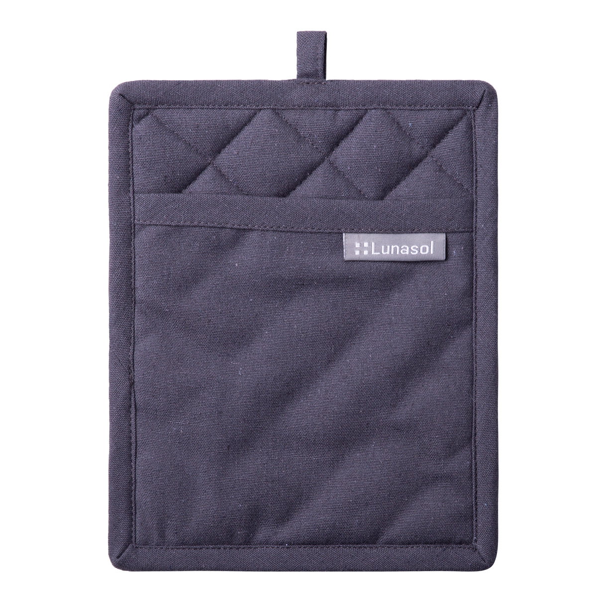 Jekleno siva bombažna kuhinjska rokavica 19 x 24 cm – Basic Ambiente