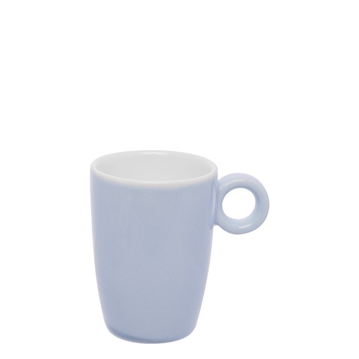 Visoka skodelica za mokka kavo svetlo modra 80 ml - RGB