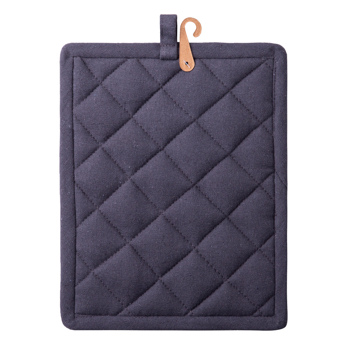 Jekleno siva bombažna kuhinjska rokavica 19 x 24 cm – Basic Ambiente