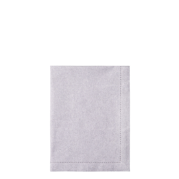 Svetlosiv bombažni namizni tekač 50 x 140 cm – Basic Ambiente