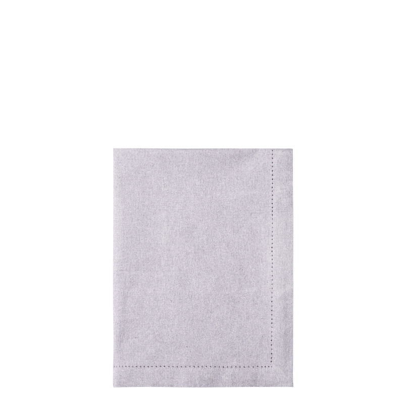 Svetlosiv bombažni namizni tekač 50 x 140 cm – Basic Ambiente