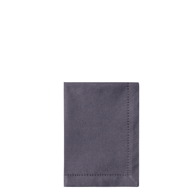 Jekleno sivi bombažni pogrinjek 32 x 48 cm 2 kosa – Basic Ambiente