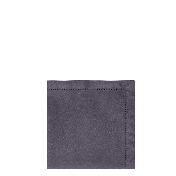 Jekleno sive bombažne serviete 45 x 45 cm 2 kosa – Basic Ambiente