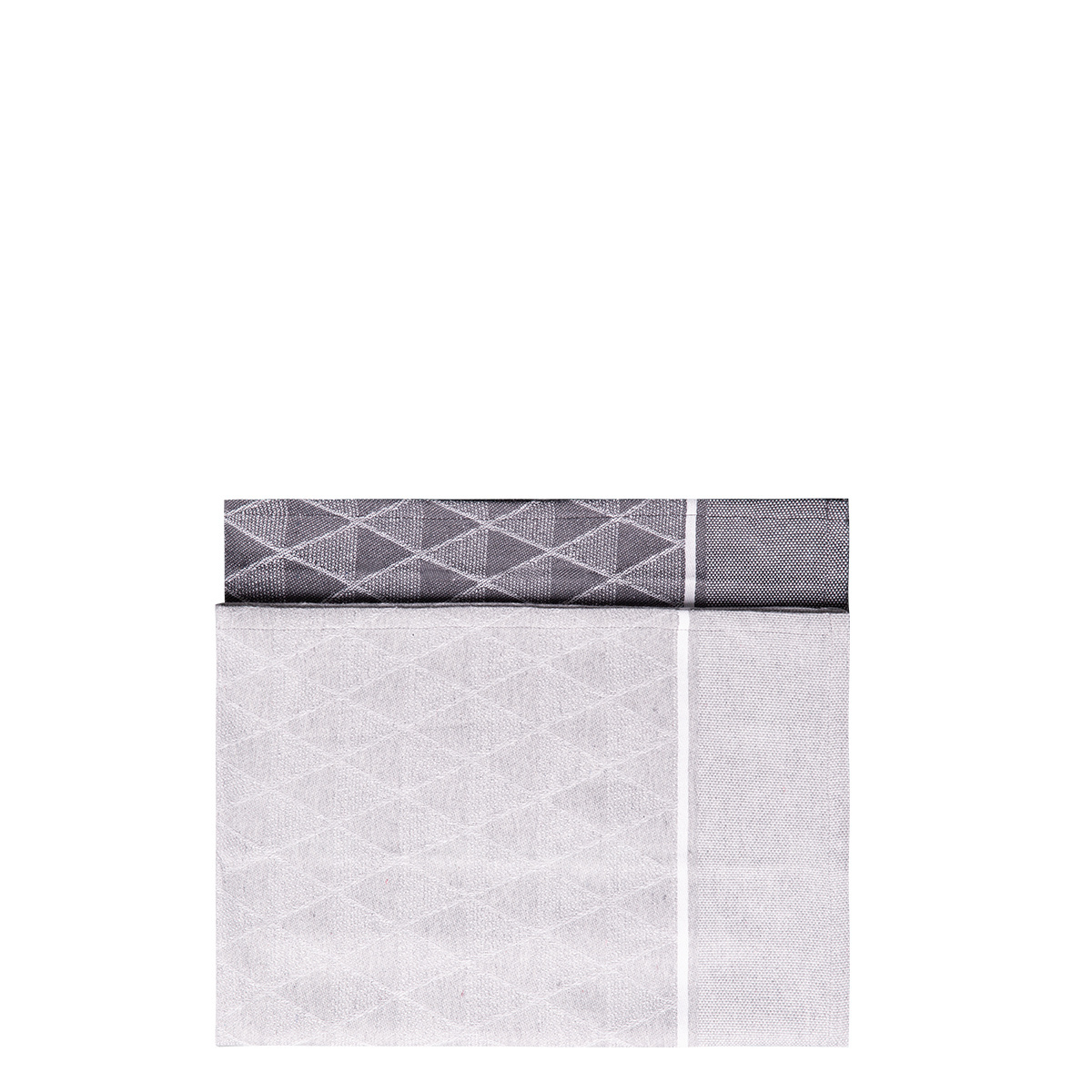 Jekleno siva kuhinjska krpa 50 x 70 cm 2 kosa – Basic Ambiente