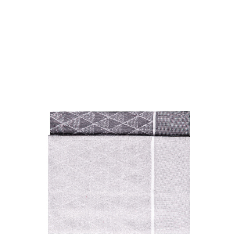Jekleno siva kuhinjska krpa 50 x 70 cm 2 kosa – Basic Ambiente