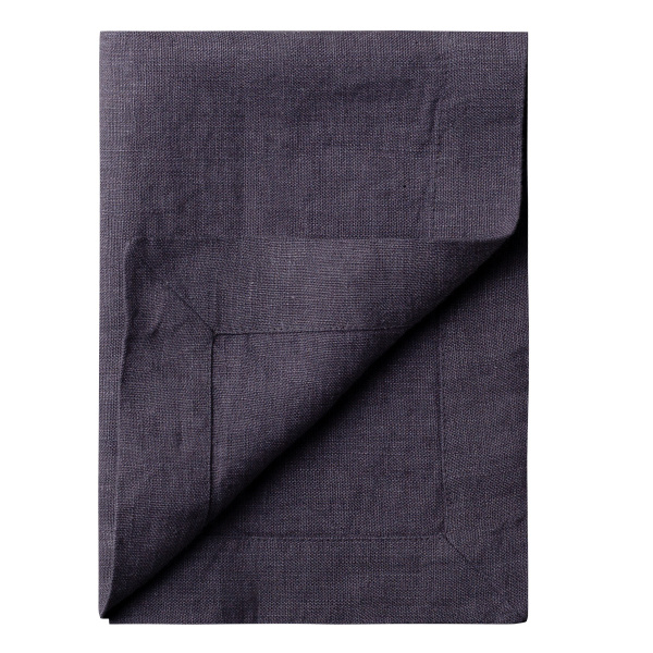 Antracit laneni pogrinjek 35 x 50 cm - Gaya Ambiente