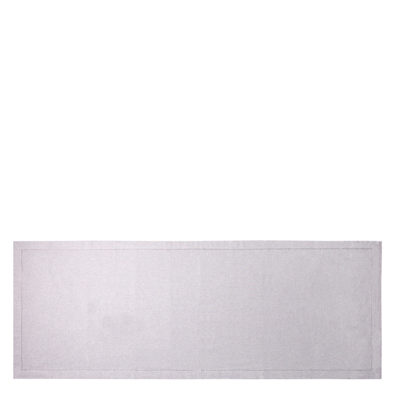 Svetlosiv bombažni namizni tekač 50 x 140 cm – Basic Ambiente