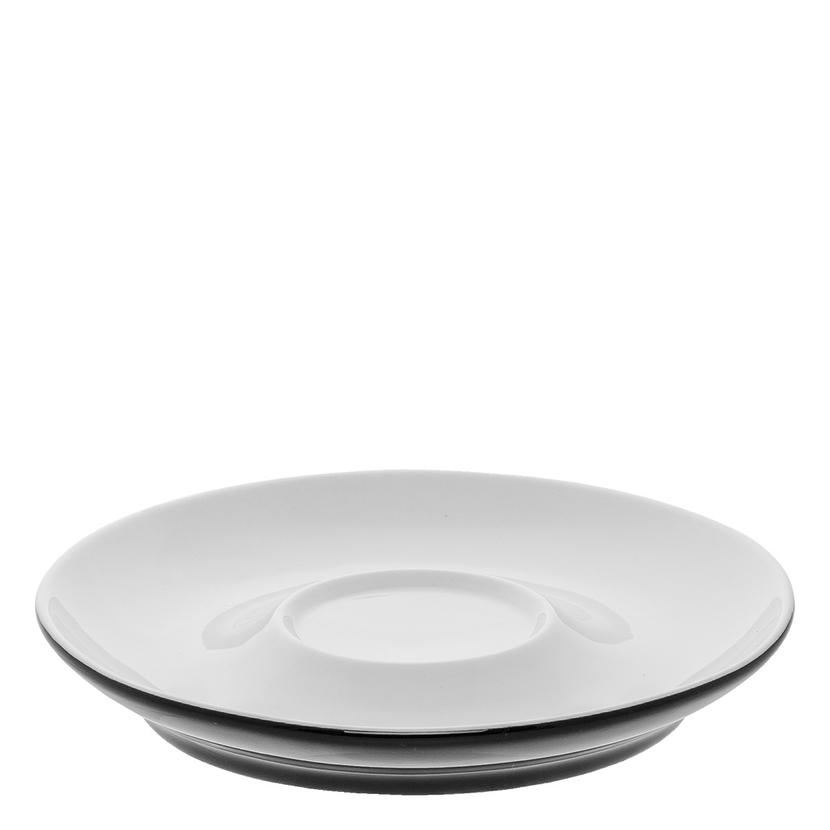 Čajni krožniček za eno osebo 16,5 cm - RGB črn