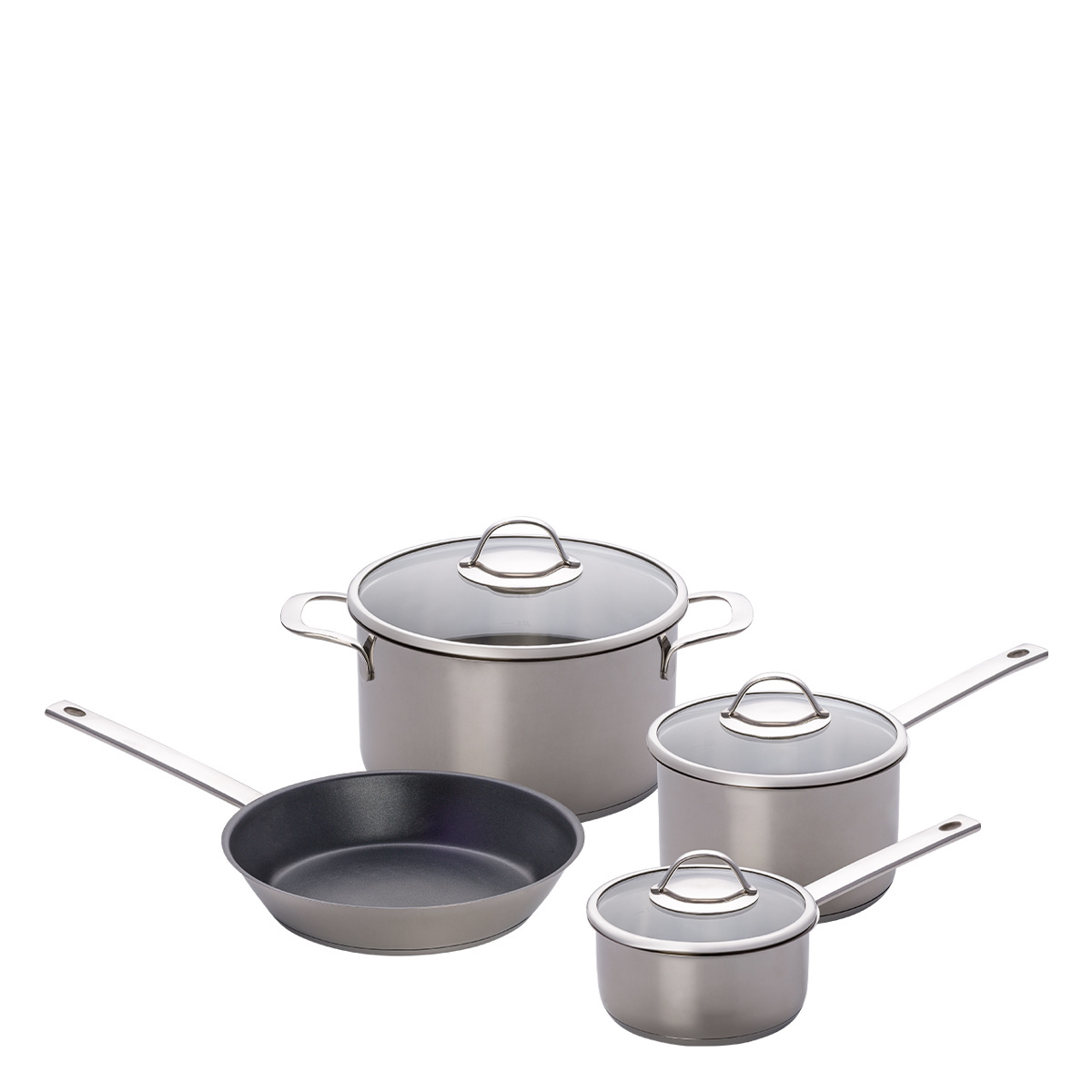 Začetni komplet loncev Orion 7 kosov Master Chef Lunasol