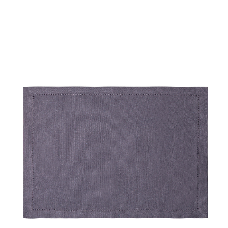 Jekleno sivi bombažni pogrinjek 32 x 48 cm 2 kosa – Basic Ambiente