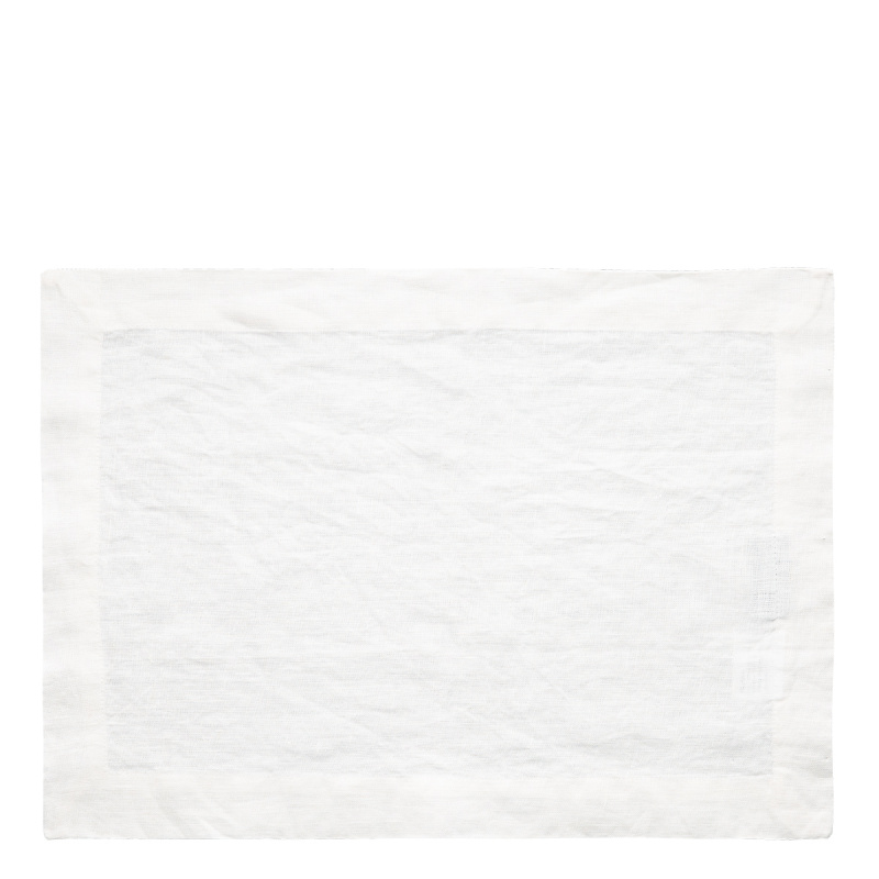 Beli laneni pogrinjek 35 x 50 cm - Gaya Ambiente