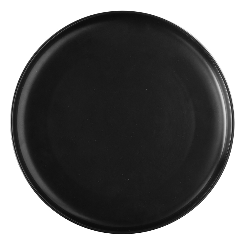 Plitev krožnik Coupe črn 25 cm – Flow