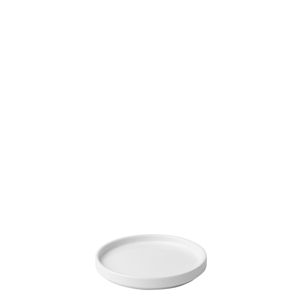 Krožnik Flowl Atelier bel ø 10,5 cm - Gaya